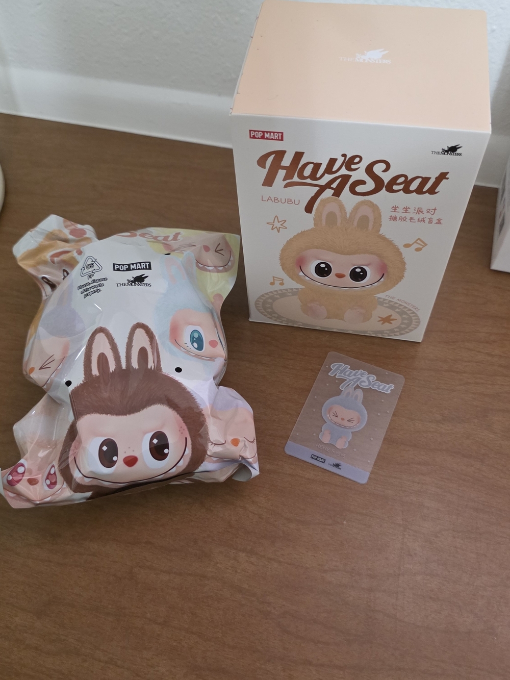 Pop Mart Have A Seat Labubu Plush Figure - HeHe